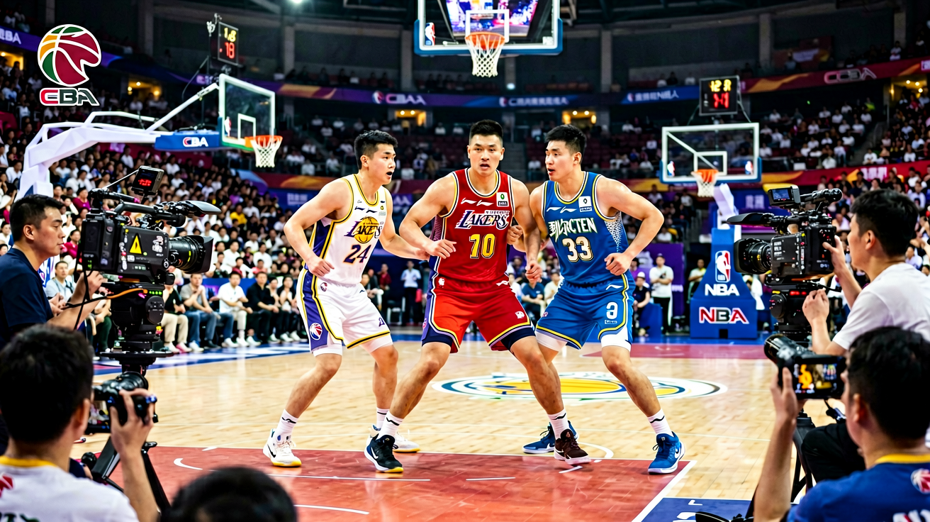 CBA中国男子篮球职业联赛比赛现场